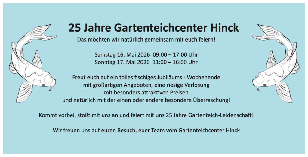 Einladung zum Teichfest 2026