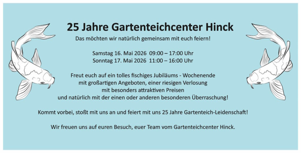 Einladung zum Teichfest 2026