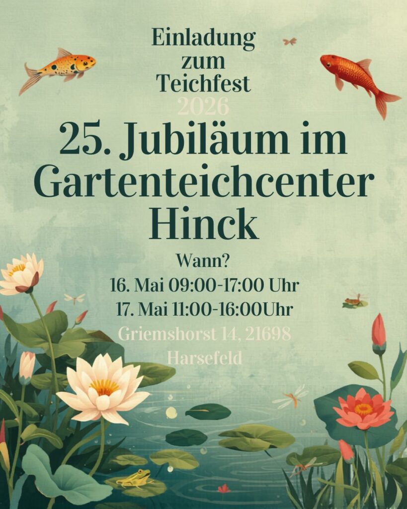 Einladung zum Teichfest 2026